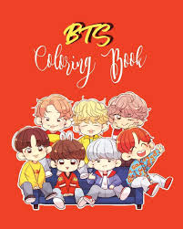This chibi bts uploaded by frankie spencer from public domain that can find it from google or other search engine and it's posted under topic bangtan boys coloring pages. Buy Bts Coloring Book For Stress Relief Happiness And Relaxation For Army Kpop Lovers Love Yourself Book Teenagers Tweens Girls Bangtan Boys Jimin V And Jungkook Etc 46 Pages 8 X
