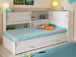 Lit Basile Avec Rangements Et 2 Tiroirs Modulable 90x190cm Ou 90x200 Cm Blanc Lit Enfant Chambre Enfant Lit Enfant Conforama
