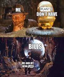 Hope This Template Becomes Viral Indiana Jones Meme Fandom Geek Movies Archeology Botanical Biology Plant Lovers Plant Jokes Green Thumb Humor Succulent Care