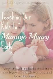 Teaching Our Kids To Manage Money Early Sunshine And Hurricanes Teaching Kids Money Kids Money Management Teaching Kids
