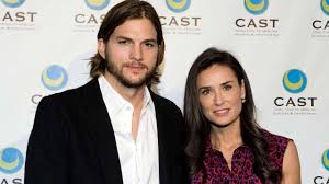 I know he was married to demi moore, and what he said at the teen choice awards is not being said to kids. Ashton Kutcher Says He Makes Sure To Stay In Touch With Ex Wife Demi Moore S Kids Entertainment Tonight