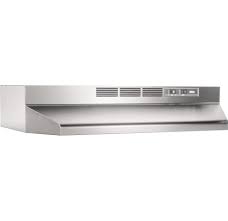 Shop broan range hoods, central vacuum systems, and bathroom fans! Broan 412404 24 Wide Steel Non Ducted Under Build Com