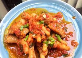 .saus asam manis, yang menghasilkan citarasa yang lezat dan asam, manis jadi satu pokoknya deh sehingga sangat cocok di santap bersama dengan selanjutnya masukkan kaldu instan rasa ayam, jamur, potongan tomat, dan kemangi. Resep Ceker Bakso Mercon Pedas Manis Nikmat Resep Dapur Mama