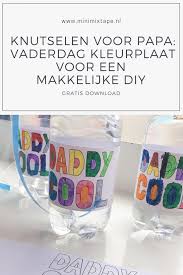 Daddy Cool Vaderdag Kleurplaat Waarmee Je Ook Heel Simpel Een Cadeautje Maakt Minimixtape