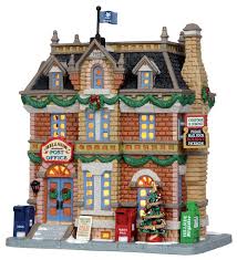 Hillside Post Office Christmas Village Houses Christmas Village Lights Lemax Christmas Village
