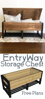 Entryway Aufbewahrungstruhe In 2020 Aufbewahrungstruhe Rustikale Schlafzimmermobel Diy Mobel Ideen