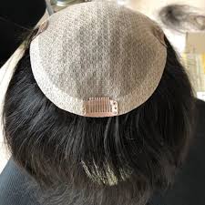 Designed to conceal various degrees of hair loss on targeted areas of the crown or scalp, we often refer to wiglets as half wigs since they clip on to your existing hair.our hair toppers come in a large selection of colors, sizes, and textures. Full Silk Injected Base Human Hair Topper Hair Pieces For Thinning Hair And Baldness Patches Haircuts In 2019 Hair Toppers Human Hair Wigs Hair Lengths