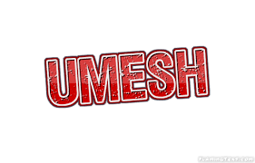 Type your nick in the text box: Umesh Logo Free Name Design Tool From Flaming Text