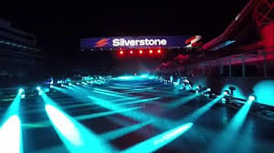 The new track layout for the race featured a new complex of corners known as the arena layout. Silverstone Formula 1 Race Track Turned Into Light Show Bbc News