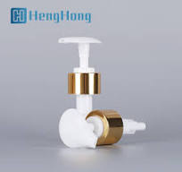 Household Shower Cleaning 28mm Aluminum Metal Collar Lotion Dispenser Pump