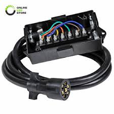 Get the best deals on trailer wiring harness. 8ft 7 Pin Trailer Plug Cord Wire Harness Cable W Junction Box For Trailer Light Ebay