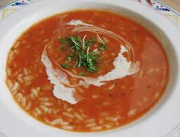Einfache Tomatensuppe Mit Reis Von Blu Chefkoch Rezept Tomatensuppe Mit Reis Tomaten Suppe Tomatensuppe