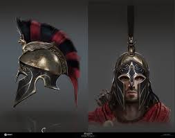 Artstation Assassin S Creed Odyssey Helmet Gabriel Blain Assassins Creed Odyssey Assassins Creed Assassins Creed Art