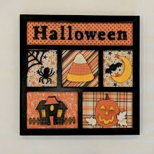 Foundations Decor Halloween Shadow Box Kit With Paper Halloween Shadow Box Shadow Box Kits Halloween Kit