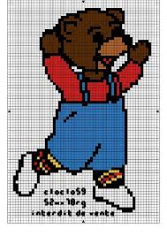 Grille Broderie Petit Ours Brun Petit Ours Brun Ours Brun Petite Ourse