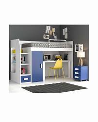 Lit Mezzanine Avec Bureau Integre Impressionnant Collection Mezzanine Couchage 90 X 190 Cm Avec Armoire Et Bureau Integres Home Bed Furniture