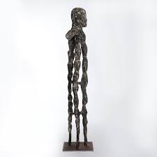 A minnesota native, jay mcdougall works alone creating contemporary wooden objects in his otter tail county studio. Contemporary Wooden Sculpture Painted Black Grey Off White By Christofer Kochs For Sale At 1stdibs