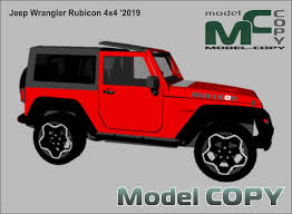 Jeep Wrangler Rubicon 4x4 2019 3d Model Model Copy In 2020 Jeep Wrangler Rubicon Jeep Wrangler Wrangler Rubicon