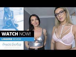 Sasha O'Neil and Lauren Louise : ASOS Kayla vinyl bra and ASOS Sophia  underwired bra [PREVIEW] - YouTube