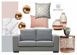 Found On Google From Maisonbyrenee Com Copper And Grey Living Room Living Room Grey Wallpaper Living Room
