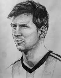 drawing lionel messi face drawing lionel messi face
