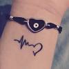 Designs such as a heart pierced with arrows expressive deep feelings of love and several elements can be incorporated with the tattoos for a richer expression. 3