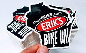 Custom Shaped Stickers Help Erik S Bike Shop Promote Their Locations Across The Midwest Customer Stories