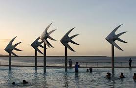 Jack & newell is centrally located only a short walk away from the reef fleet terminal, the gateway to the great barrier reef, as well as the cairns esplanade, the cairns lagoon, playgrounds, restaurants, cafes, the reef casino and numerous other cairns attractions. Hd Wallpaper The Lagoon On Cairns Esplanade At Sunset In Queensland Australia Wallpaper Flare