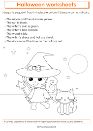 Schede Didattiche Di Halloween In Inglese Per La Scuola Primaria Attivita Di Halloween Halloween Immagini Di Scuola
