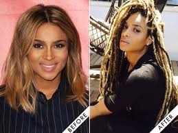 100% heat resistant fibre.you can curl and straighten. Makeover Alert Ciara Got Dreadlocks Stylecaster