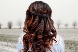 The top section of your hair is braided into a romantic waterfall braid while the rest of your hair is left. Learn How To Do A Waterfall Braid Lovehairstyles Com