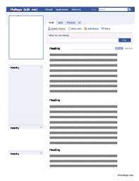 Faux Facebook Profile Worksheet Facebook Profile Template Facebook Profile Graphic Organizers