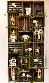 Rustic Crate Wedding Decor Display Shelf Photo Da Photography Wedding Rentals Decor Wedding Crates Wedding Reception Decorations