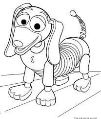 Prin Out Slinky Dog Toy Story Coloring Page For Kids Printable Slinky Dog Toy Toy Story Coloring Pages Toy Story Slinky Disney Coloring Pages