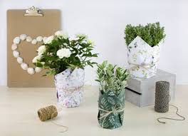 Diy Papierubertopfe Geschenkpapier Blumengeschenke Blumen Geschenk
