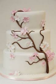 V 3 Stockige Hochzeitstorte Kirschbluten Sun Cake Floral Cake Cupcake Cakes