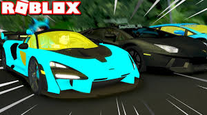 Racing Fans In The New Mclaren Senna Roblox Ultimate Driving Youtube