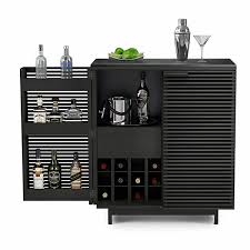 Mid century danish modern tall sideboard bar cabinet. Modern Wine Bar Cabinets Allmodern