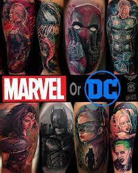 To all our dedicated fire and ems first. Marvel Alebo Dc Peter Tattoo Artist Hlavacka Facebook