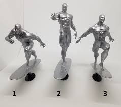 Surfer D Argent 1 12me Figurine Impression 3d 3d Print Etsy Silver Surfer Surfer Impression 3d