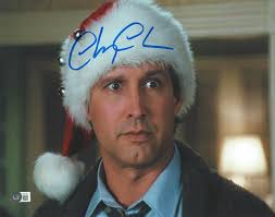 Chevy Chase Signed National Lampoons: Christmas Vacation 11x14 Photo  (Beckett)
