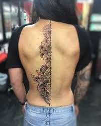 Back Piece Mandala Down Spine Tattoo By Jimmy Spine Tattoo Dragon Sleeve Tattoos Tattoos
