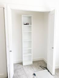 In fact, almost all the areas of the havsta ikea cabinet that are hidden by the assembly are unfinished solid wood. Custom Nursery Closet Ikea Billy Bookcase Hack Just A Tina Bit