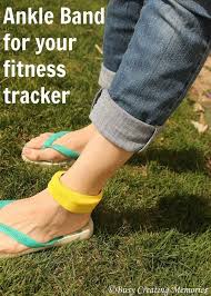 Make This Upcycle Ankle Band For A Fitness Tracker From An Old T Shirt Increase You Step Count Accuracy By Fitness Tracker Fitbit Fitness Tracker Easy Sewing