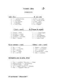 plus de cours et d'exercices de alex393 voir les statistiques de réussite de ce test d'espagnol merci de vous connecter au club pour sauvegarder votre résultat. Verbe Etre