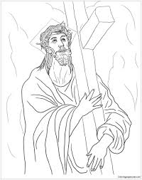 Free, printable mandala coloring pages for adults in every design you can imagine. Second Station Jesus Carries His Cross Coloring Pages Arts Culture Coloring Pages Coloring Pages For Kids And Adults
