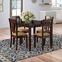 Classic mission or craftsman dining furniture often features elegantly simple designs, heavy proportions, and accented joinery. 5ie9efqcinso M