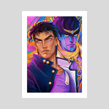Check spelling or type a new query. Jotaro Kujo Star Platinum An Art Print By Meginatoris Inprnt