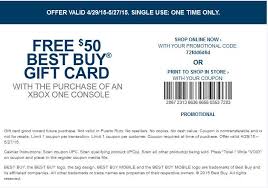 With this guarantee, you can be sure that any gift card you buy with a raise promo code will be active, work properly, and have the correct. Cheap Ass Gamer On Twitter 50 Gift Card With Xbox One Purchase Via Best Buy Coupon Promo Code Http T Co Vljyf1toym Http T Co 2yez3vb7dj