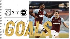 Everton west ham united vs. Goals West Ham United 2 2 Brighton Hove Albion Youtube